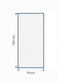 Matelas standard 90 x 190cm