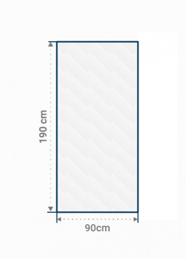 Matelas standard 90 x 190cm