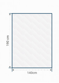 matelas standard - 140 x 190cm