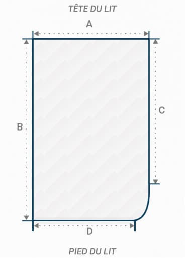 Matelas camping-car lit transversal Allemagne G